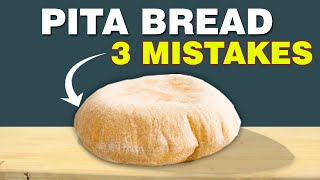 Never buy Pita Bread again  COMMON MISTAKES  made in 3 ways oven air fryer amp frying pans [upl. by Yeslah]