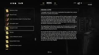 BOOKS Aweagnials letter Witcher 3 InGame Lore Read Aloud [upl. by Voss]