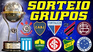 COPA SULAMERICANA 2024  SORTEIO DOS GRUPOS [upl. by Aihsela]