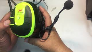 REXON RHP530E Bluetooth Pairing with 3M Peltor Headset [upl. by Attekram771]