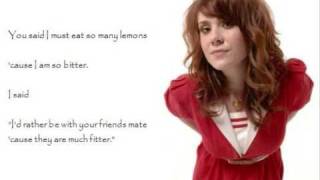 kate nash  foundations lyrics [upl. by Jak]