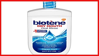 Biotene Oral Rinse Mouthwash for Dry Mouth Breath Freshener and Dry Mouth Treatment Fresh Mint [upl. by Willet956]