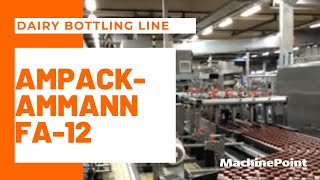 AMPACKAMMANN FA12 Dairy bottling Line  AMPACKAMMANN Machines [upl. by Enaz]