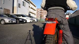 HONDA TLR200 試乗 [upl. by Eelrebmyk]