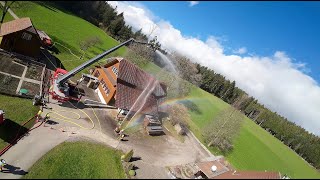 Feuerwehr Grosswangen im Einsatz 🚒🪓 🇨🇭 Firefighters in Action [upl. by Moreland]