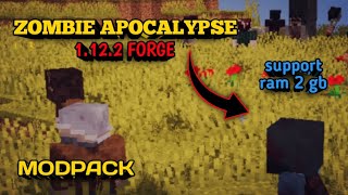 MODPACK TERBAIK ZOMBIE APOCALYPSE 1122 forge ringan minecraftjavamods minecraftindonesia [upl. by Hubie]