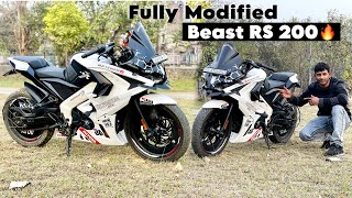 Bajaj Pulsar RS 200 Fully Modified  Is it Legal in India [upl. by Harvey58]