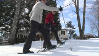 Daytrippers Winter Snowshoe Hiking The Connecticut Wine Trail [upl. by Eilhsa470]