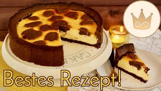 EINFACH UND SCHNELL 😋RUSSISCHER ZUPFKUCHEN KÄSEKUCHEN mit SCHOKOTEIG 😋Rezept von SUGARPRINCESS [upl. by Nivrae498]