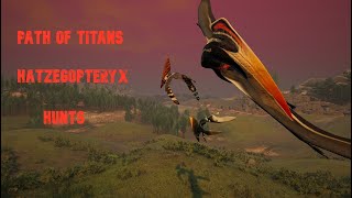 Hatzegopteryx Hunting Everyone  Path of Titans Official [upl. by Nilsoj]