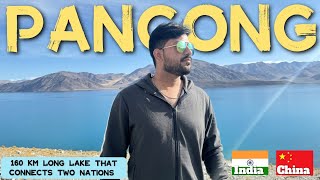 Pangong Lake  The most beautiful lake in India ladakh vlogs roadtrip [upl. by Proudfoot]