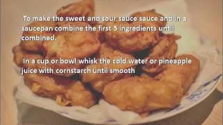 Chinese Chicken Balls With Sweet and Sour Sauce recipe [upl. by Aysan]