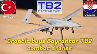 Croatia buys Bayraktar TB2 combat drones [upl. by Yenwat]