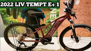 2022 LIV TEMPT E 1 ELECTRIC BIKE [upl. by Ralaigh269]