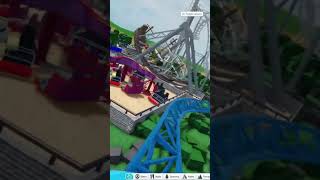 Riding all of my roller coasters in Theme park tycoon 2 27 [upl. by Aldos582]