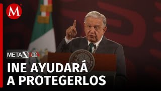 Más de 500 candidatos reciben protección especial de fuerzas federales AMLO [upl. by Eerrahs]