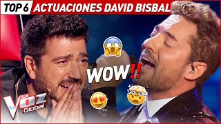 Actuaciones INESPERADAS de DAVID BISBAL en La Voz [upl. by Leahcimnhoj341]