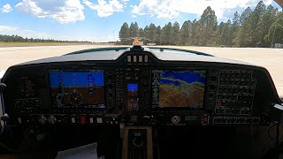 Diamond DA62 Moderate Turbulence during flight from Flagstaff to Van Nuys [upl. by Kentiggerma962]