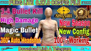 Pubg Lite 0270 zero recoil config  360 aim bot config file 0270  Ban Fix Config [upl. by Alys]