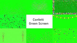 Confetti green screen video happy birthday confetti green screen confetti green screen confetti [upl. by Tanya]