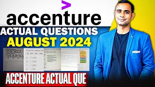 🔥Accenture August 2024 Actual Questions Accenture Actual Questions asked🔥 [upl. by Elisee]