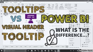 What is Tooltips vs Visual Header Tooltip In Power BI  TAIK18 156 Power BI [upl. by Ledif]