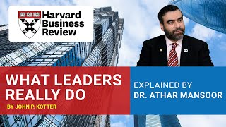 What Leaders Really Do  Harvard Business Review hbr harvardbusinessreview dratharmansoor [upl. by Odarbil296]