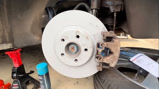 Mercedes GLC 250 brake pads and disc rotor replacement [upl. by Ewolram]