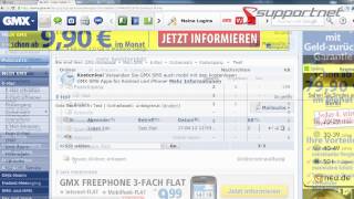 GMX Free Mail  Die erste Benutzung [upl. by Jacki]