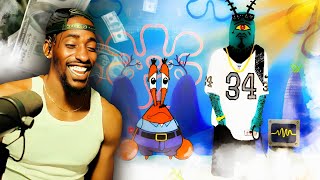 The 8 God Reacts to Plankton  STD Mr Krabs Diss [upl. by Trumann]