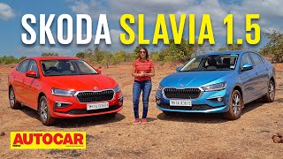 Skoda Slavia 15 TSI review  The ultimate enthusiasts sedan  First Drive  Autocar India [upl. by Remas]