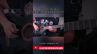 NUESTRO JURAMENTO versión de JULIO JARAMILLO  Como tocar el Punteo Tutorial Tablatura tabs [upl. by Rebmit]