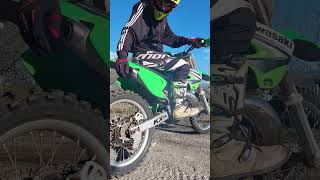 KX250 2Stroke Soundcheck shorts kawasaki kx250 2stroke dirtbike [upl. by Manlove]