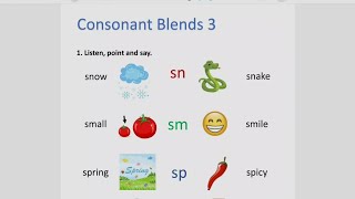 Consonant Blends 3 [upl. by Paryavi]