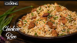 Street Style Chicken Rice  Fried Rice Recipe  Street Food  Chicken Fried Rice Recipe [upl. by Schurman945]