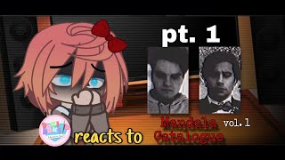 The Dokis react to the Mandela Catalogue Vol 1  Gacha Club Reaction  Ft DDLC [upl. by Ja]