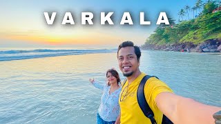 Varkala Beach Kerala  Things to do in Varkala  ResortCafes etc Alleppey to Varkala Journey [upl. by Seigler518]