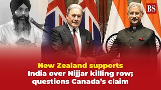 New Zealand supports India over Nijjar killing row questions Canada’s claim [upl. by Mccowyn]