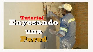 Enyesando fácilmente una pared  Tutorial paso a paso para principiantes  Aprende en 38 minutos [upl. by Alta]