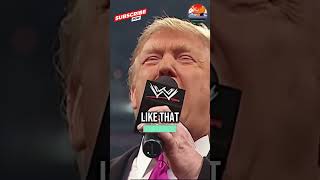 Donald Trump DESTROYS Vince McMahon donaldtrump trump2024 therock tripleh ufc jre joerogan [upl. by Airdna999]