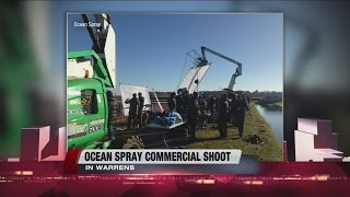 Ocean Spray shoots commercials in central Wisconsin [upl. by Joly85]