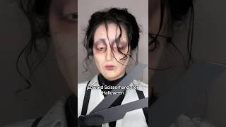 EDWARD SCISSORHANDS MAKEUP TUTORIAL ✂️🖤 shortsvideo makeup halloween edwardscissorhands [upl. by Vernice708]