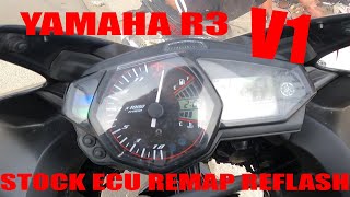 Yamaha R3 V1 Stock ECU Remap Reflash in the Philippines [upl. by Aniaz]