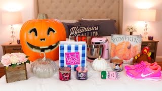 Fall Haul  Bath amp Body Works Tj Maxx Target Home Decor [upl. by Lehcir922]