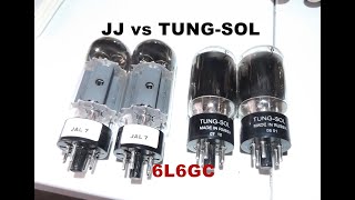 JJ 6L6GC vs TUNG SOL Re issue 6L6GC tube comparison tone test [upl. by Bent906]