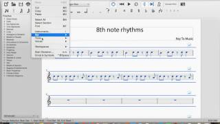 Musescore tutorial 1 How to use Musescore to create a chord or rhythm chart [upl. by Oalsecnew69]