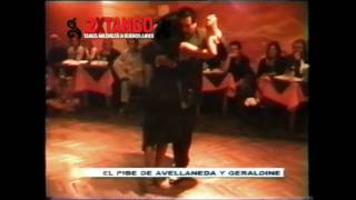 El Pibe Avellaneda y Geraldin Rojas Tango El Adios [upl. by Bessy]