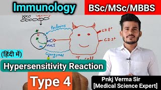 Type 4 Hypersensitivity  Delayed Type Hypersensitivity  Immunology [upl. by Enomyar]