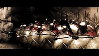 300  The First Battle Scene  Movie Clip 4K [upl. by Xylina]