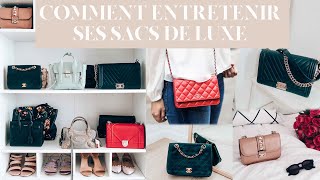 ⭐️ COMMENT ENTRETENIR SES SACS DE LUXE amp RETIRER LES TACHES 👜les meilleurs produits amp techniques [upl. by Nawaj]